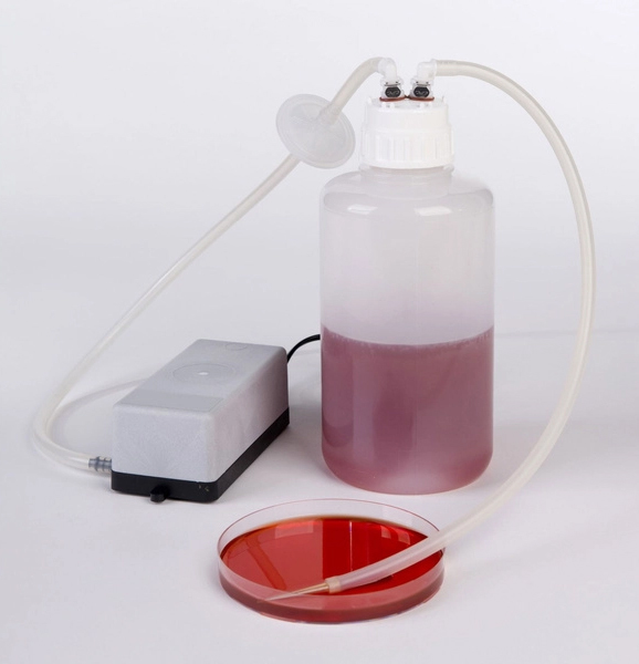 Produktfoto: Absaugsystem Typ AZ 02 mit 2 Liter Flasche