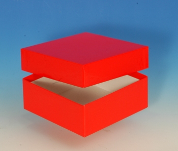 Produktfoto: Kryo-Box 136 x 136 mm / 50 mm hoch - Farbe: rot