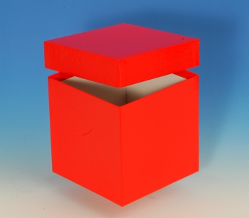 Produktfoto: Kryo-Box 136 x 136 mm / 130 mm hoch - Farbe: rot, beschichtet