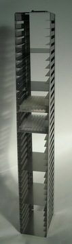 Produktfoto: Truhen-Gestell aus Edelstahl für 15 Mikrotiterplatten